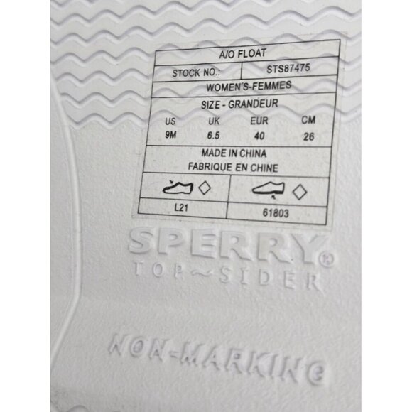 Sperry Top Sider Original Float Slip-Ons Peach Women’s Boat Shoe - Picture 8 of 12